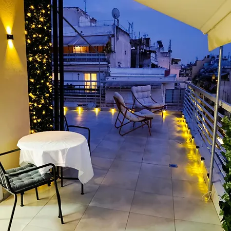Penthouse Loft With Huge Terrace Салоники